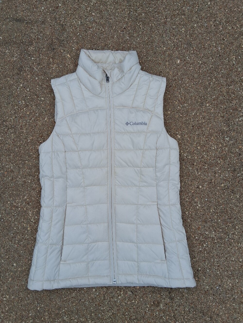 Columbia Thermal Coil Quilted Puffer Vest - Ivory XS